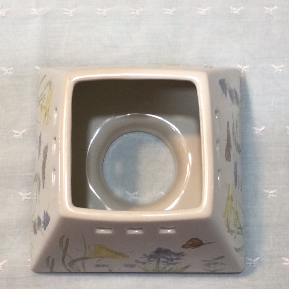 Hallmark Candle Topper Large Ceramic Floral - Picture 5 of 7